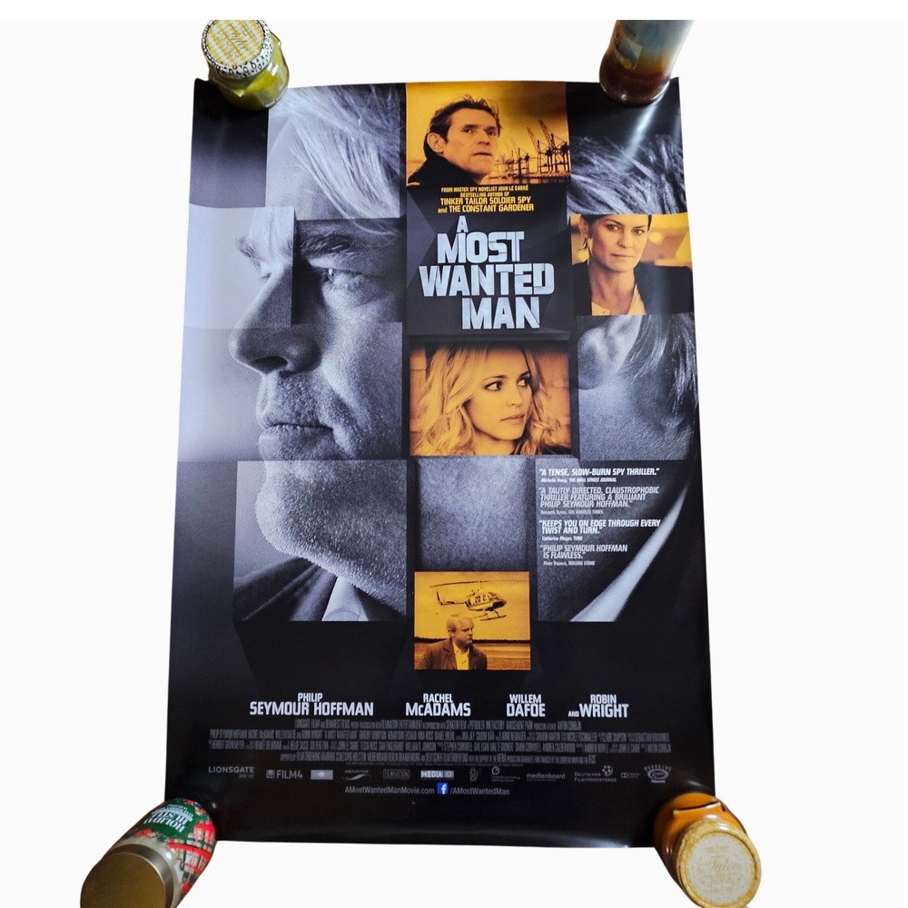 A Most Wanted Man 2014 Original Movie Poster 27x40 Philip Seymour‎ Hoffman D/S